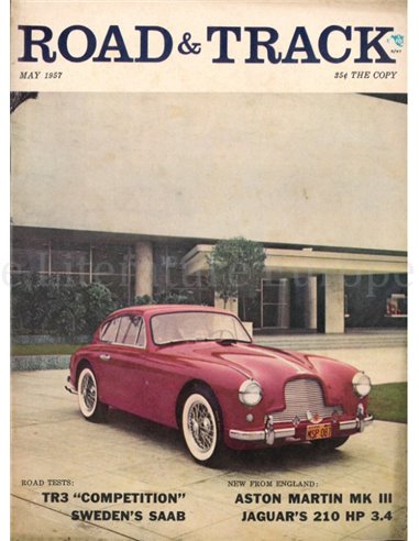 1957 ROAD AND TRACK MAGAZINE MAI ENGLISCH