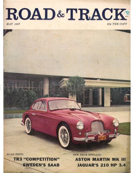 1957 ROAD AND TRACK MAGAZINE MAI ENGLISCH