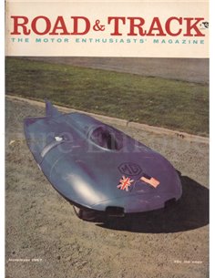 1957 ROAD AND TRACK MAGAZINE NOVEMBERENGLISCH