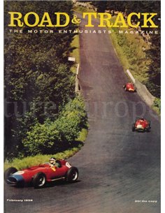 1958 ROAD AND TRACK MAGAZINE FEBRUAR ENGLISCH