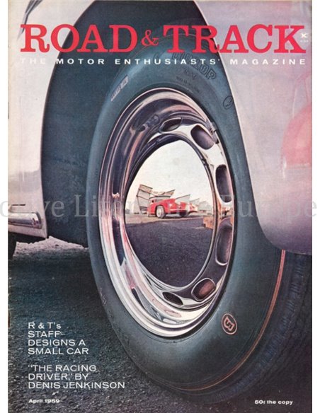 1959 ROAD AND TRACK MAGAZINE APRIL ENGLISCH