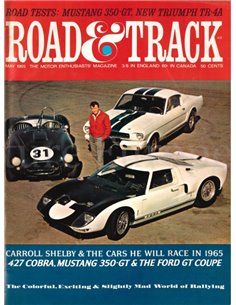 1965 ROAD AND TRACK MAGAZINE MAI ENGLISCH