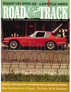 1964 ROAD AND TRACK MAGAZINE NOVEMBER ENGLISCH