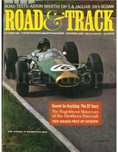 1964 ROAD AND TRACK MAGAZINE OKTOBER ENGELS