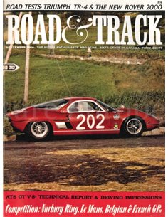 1964 ROAD AND TRACK MAGAZINE SEPTEMBER ENGLISH