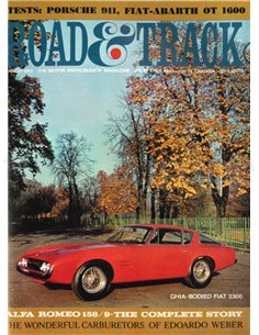 1965 ROAD AND TRACK MAGAZINE MAART ENGELS