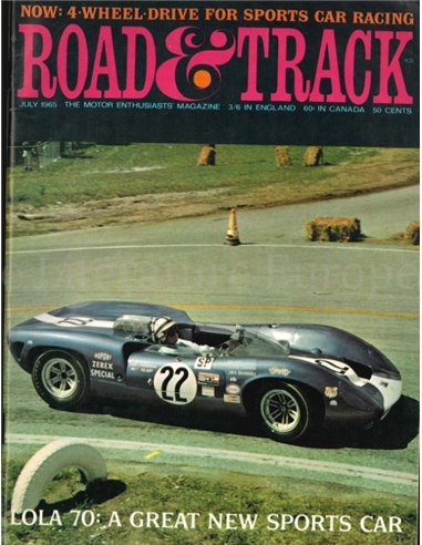 1965 ROAD AND TRACK MAGAZINE JULI ENGELS