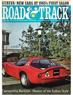 1965 ROAD AND TRACK MAGAZINE JUNE ENGLISH