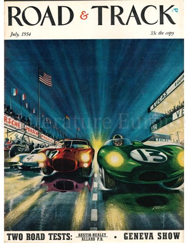 1954 ROAD AND TRACK MAGAZINE JULI ENGELS