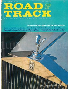 1960 ROAD AND TRACK MAGAZINE SEPTEMBER ENGELS