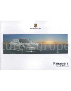 2010 PORSCHE PANAMERA WARRANTY & MAINTENANCE GERMAN
