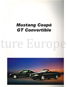 1995 FORD MUSTANG PROSPEKT NIEDERLÄNDISCH
