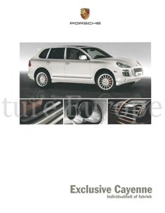 2008 PORSCHE EXCLUSIVE CAYENNE HARDBACK BROCHURE DUTCH