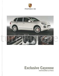 2008 PORSCHE CAYENNE EXCLUSIVE HARDCOVER BROCHURE NEDERLANDS