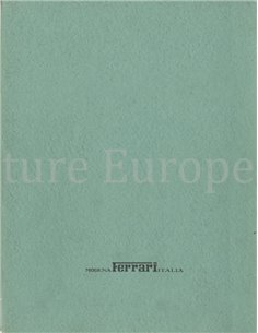 1965 FERRARI 275 GTB & GTS BETRIEBSANLEITUNG 01/65 2