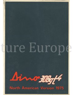 1975 FERRARI DINO 308 GT4 OWNERS MANUAL (U.S. VERSION)