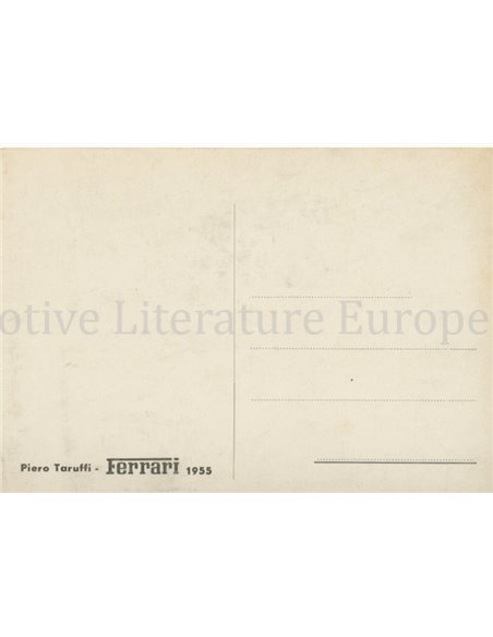 1955 FERRARI PIERO TARUFFI POSTKARTE