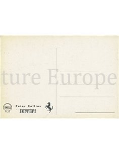 1958 FERRARI PETER COLLINS POSTKARTE 2