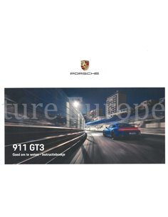 2021 PORSCHE 911 GT3 INSTRUCTIEBOEKJE NEDERLANDS