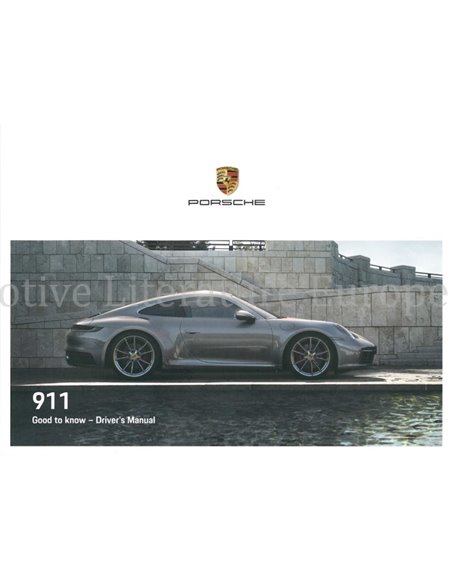 2020 PORSCHE 911 OWNERS MANUAL ENGLISH