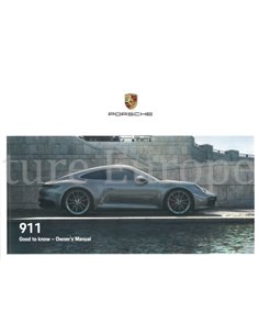 2020 PORSCHE 911 BETRIEBSANLEITUNG ENGLISCH (USA)