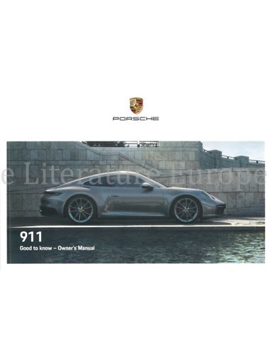 2020 PORSCHE 911 OWNERS MANUAL ENGLISH (US)