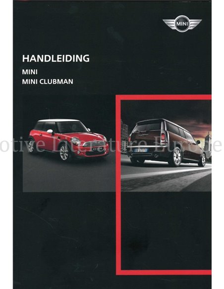 2012 MINI CLUBMAN INSTRUCTIEBOEKJE NEDERLANDS