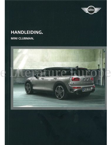 2015 MINI CLUBMAN INSTRUCTIEBOEKJE NEDERLANDS