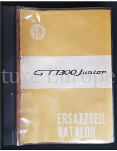 1970 ALFA ROMEO GT 1300 JUNIOR ERZATSTEILKATALOG DEUTSCH