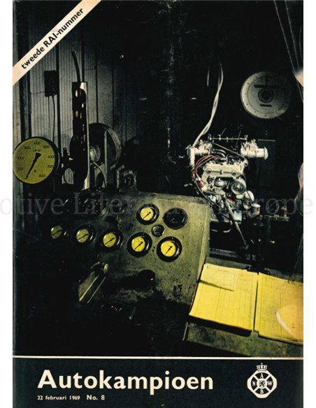 1969 AUTOKAMPIOEN MAGAZIN 8 NIEDERLÄNDISCH