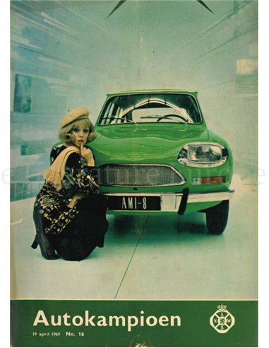 1969 AUTOKAMPIOEN MAGAZIN 16 NIEDERLÄNDISCH