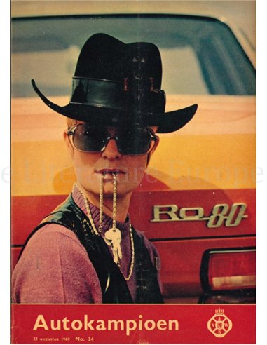 1969 AUTOKAMPIOEN MAGAZIN 34 NIEDERLÄNDISCH