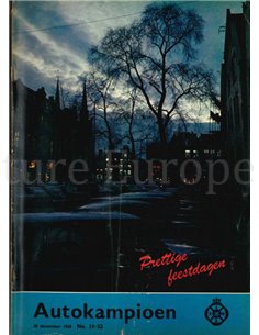 1969 AUTOKAMPIOEN MAGAZINE 51-52 DUTCH