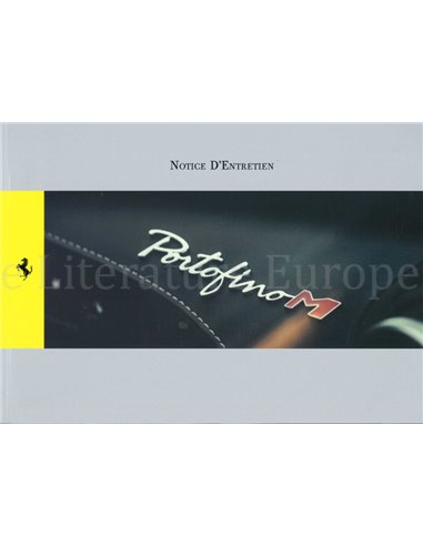 2021 FERRARI PORTOFINO M INSTRUCTIEBOEKJE FRANS