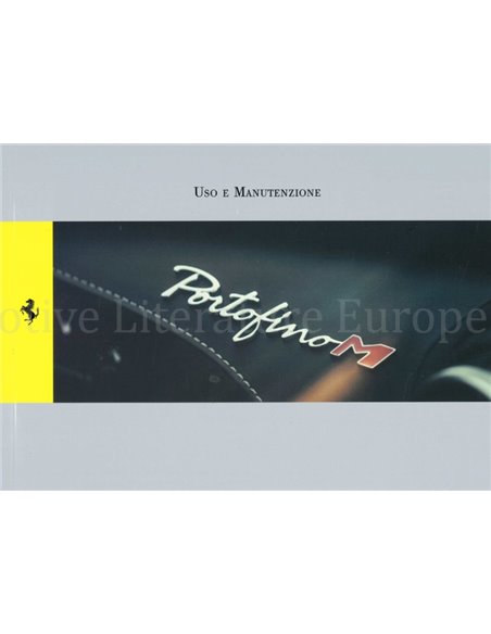 2021 FERRARI PORTOFINO M INSTRUCTIEBOEKJE ITALIAANS