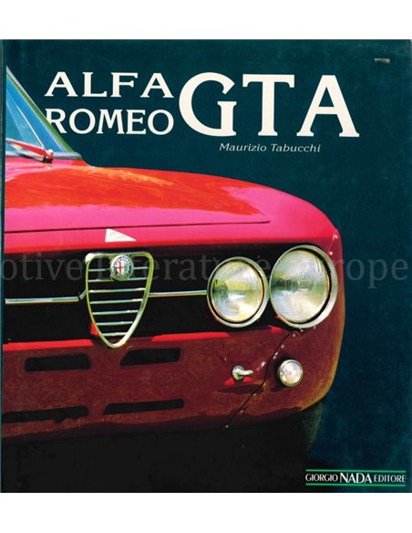 ALFA ROMEO GTA - MAURIZIO TABUCCHI- BOOK
