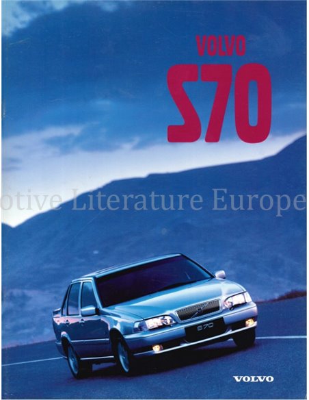 1998 VOLVO S70 BROCHURE DUTCH