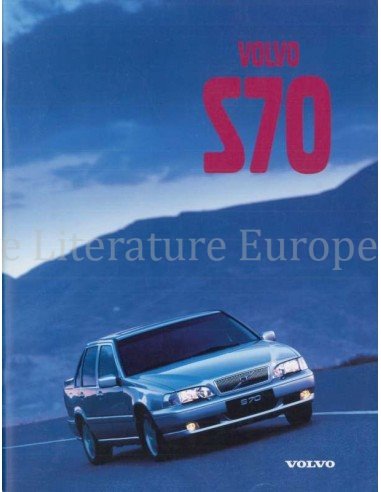 1997 VOLVO S70 BROCHURE DUITS