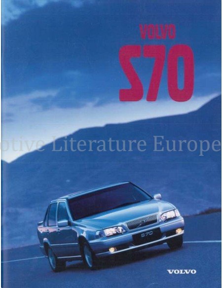 1997 VOLVO S70 BROCHURE DUITS