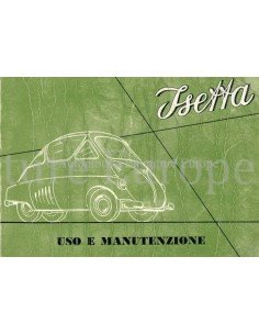 1953 ISO ISETTA INSTRUCTIEBOEKJE ITALIAANS
