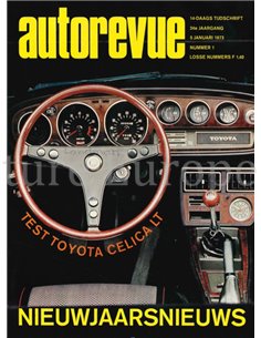 1973 AUTO REVUE MAGAZINE 1 NEDERLANDS