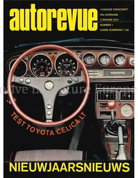 1973 AUTO REVUE MAGAZINE 1 DUTCH