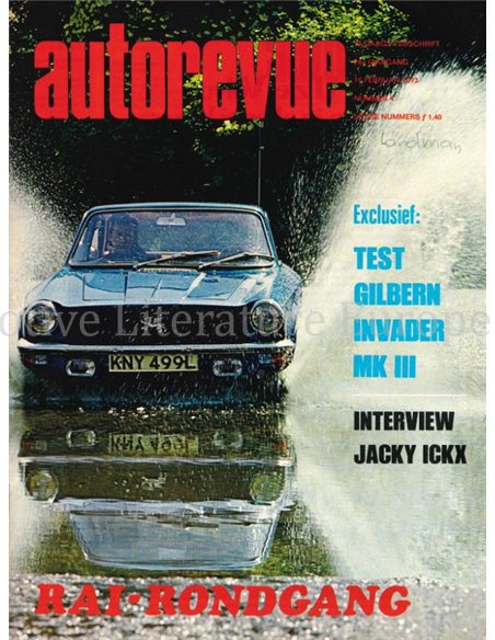1973 AUTO REVUE MAGAZINE 4 Niederländisch