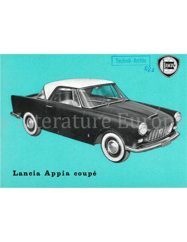 1962 LANCIA APPIA COUPE BROCHURE