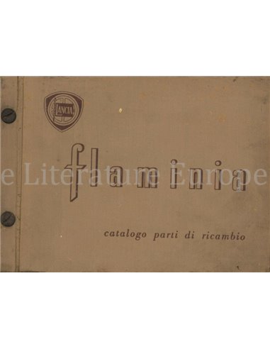 1959 LANCIA FLAMINIA ONDERDELENHANDBOEK