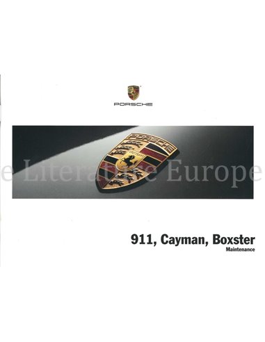 2014 PORSCHE 911 CAYMAN BOXSTER GARANTIE & ONDERHOUD ENGELS