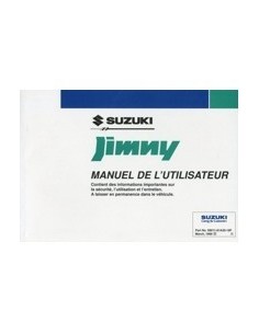 1999 SUZUKI JIMNY INSTRUCTIEBOEKJE FRANS