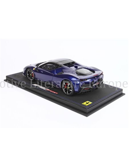 2020 FERRARI SF90 SPIDER BLU ELETTRICO METALL. BBR MODELAUTO 1/60