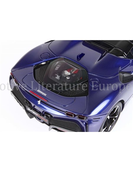 2020 FERRARI SF90 SPIDER BLU ELETTRICO METALL. BBR MODELCAR 1/60