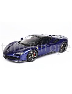 2020 FERRARI SF90 SPIDER BLU ELETTRICO METALL. BBR MODELCAR 1/60